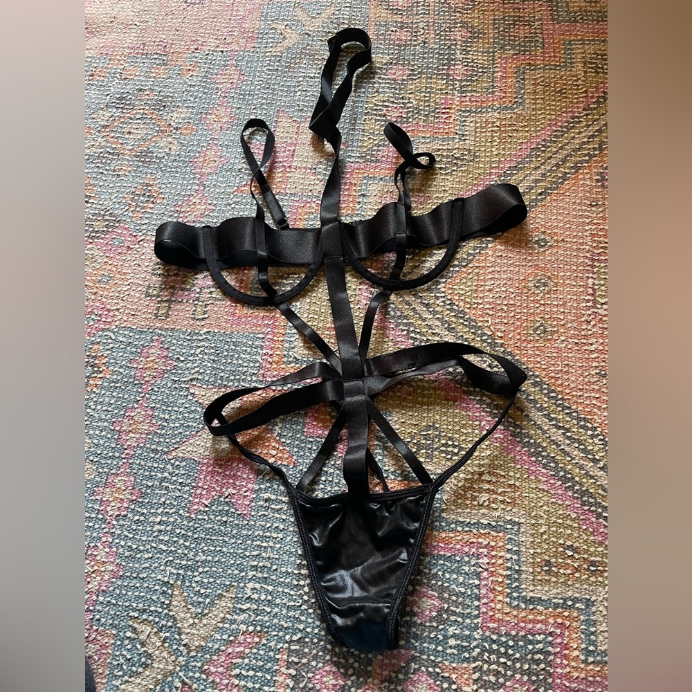 Sexy lingerie, revealing bodysuit one size